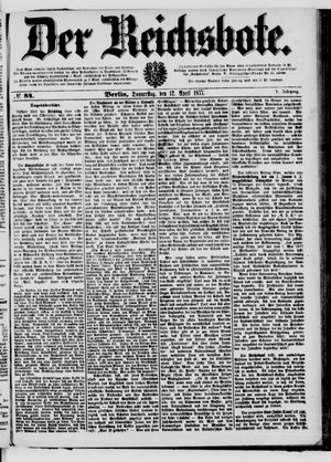 Der Reichsbote vom 12.04.1877