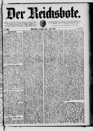 Der Reichsbote vom 01.05.1877