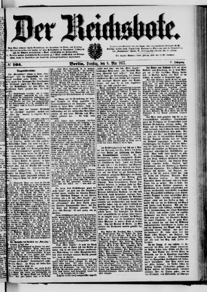 Der Reichsbote vom 08.05.1877