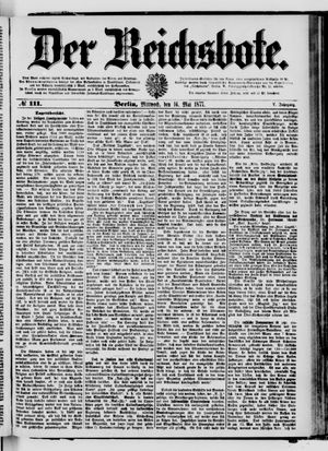 Der Reichsbote vom 16.05.1877