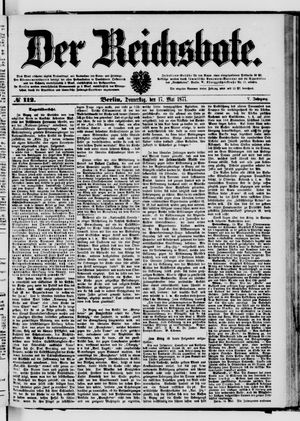 Der Reichsbote vom 17.05.1877