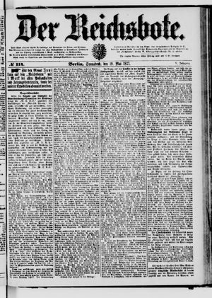 Der Reichsbote vom 19.05.1877