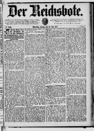 Der Reichsbote on May 25, 1877