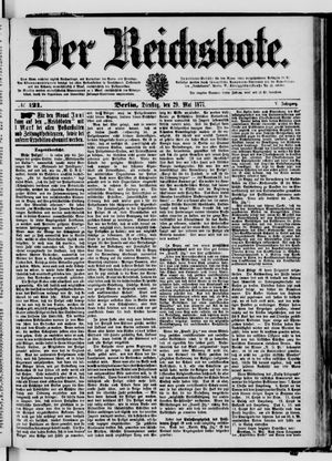 Der Reichsbote vom 29.05.1877