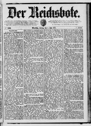 Der Reichsbote vom 01.06.1877