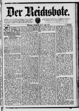 Der Reichsbote vom 09.06.1877