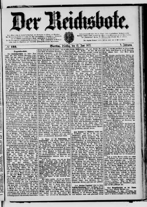 Der Reichsbote on Jun 12, 1877