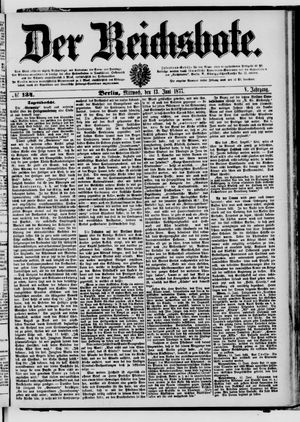 Der Reichsbote on Jun 13, 1877