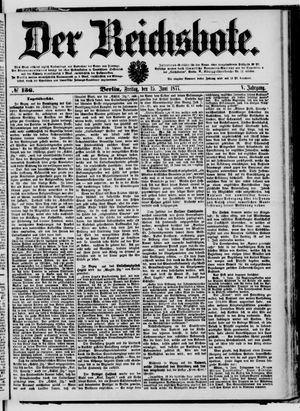Der Reichsbote vom 15.06.1877