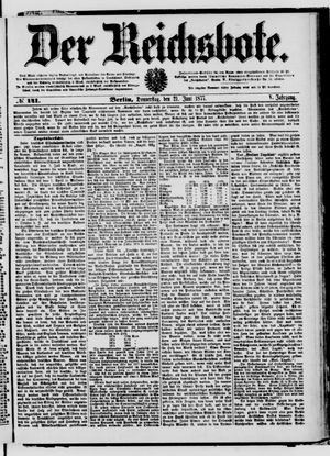 Der Reichsbote vom 21.06.1877