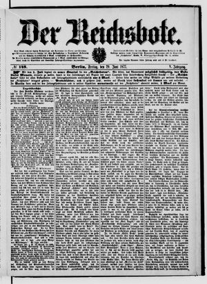 Der Reichsbote vom 29.06.1877