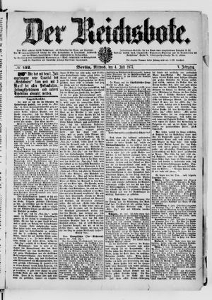 Der Reichsbote vom 04.07.1877