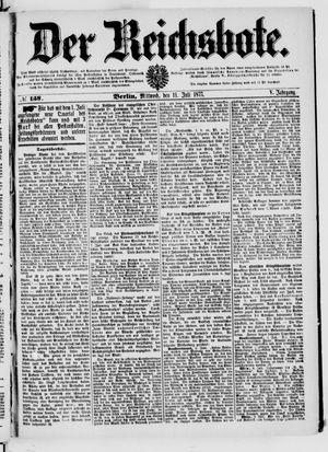 Der Reichsbote on Jul 11, 1877
