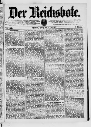 Der Reichsbote on Jul 13, 1877