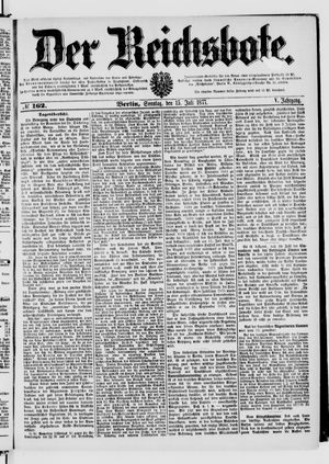 Der Reichsbote vom 15.07.1877