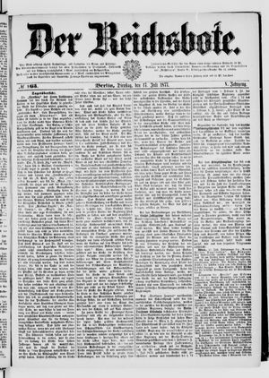Der Reichsbote vom 17.07.1877