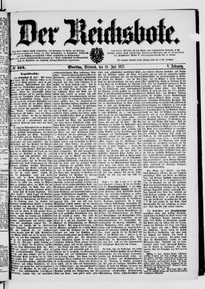 Der Reichsbote vom 18.07.1877