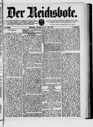 Der Reichsbote vom 22.07.1877