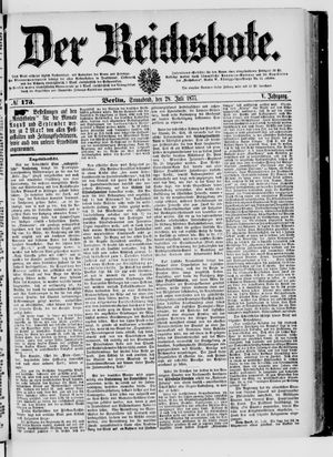 Der Reichsbote vom 28.07.1877