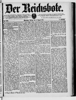 Der Reichsbote on Aug 3, 1877
