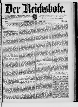 Der Reichsbote on Aug 7, 1877
