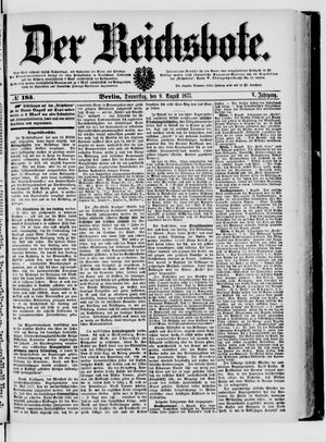 Der Reichsbote vom 09.08.1877