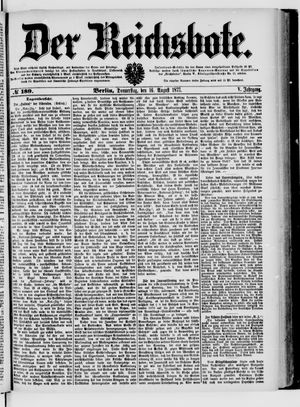 Der Reichsbote on Aug 16, 1877