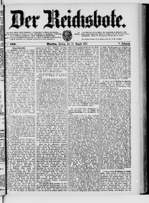 Der Reichsbote on Aug 17, 1877