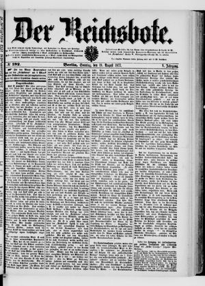 Der Reichsbote vom 19.08.1877