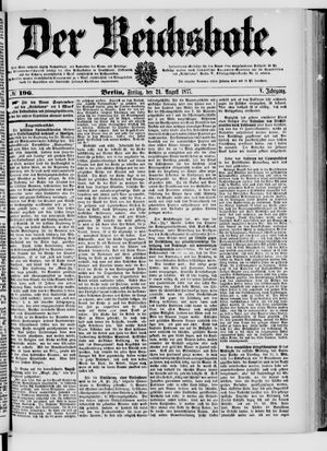 Der Reichsbote vom 24.08.1877