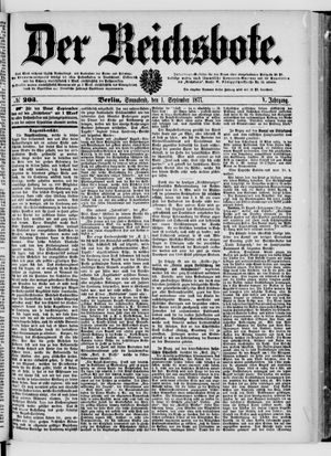 Der Reichsbote vom 01.09.1877