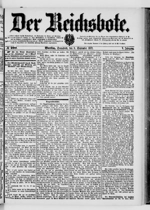Der Reichsbote vom 08.09.1877
