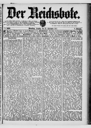 Der Reichsbote vom 25.09.1877