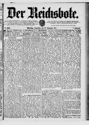 Der Reichsbote vom 27.09.1877