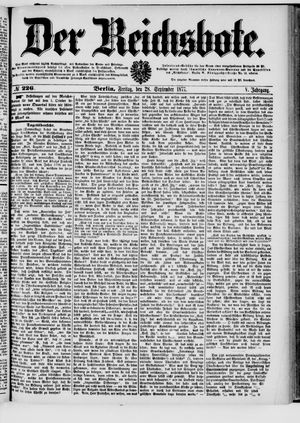 Der Reichsbote on Sep 28, 1877