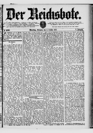 Der Reichsbote vom 03.10.1877