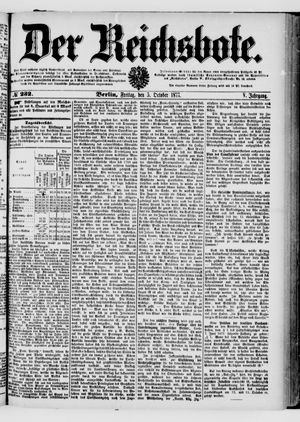 Der Reichsbote on Oct 5, 1877