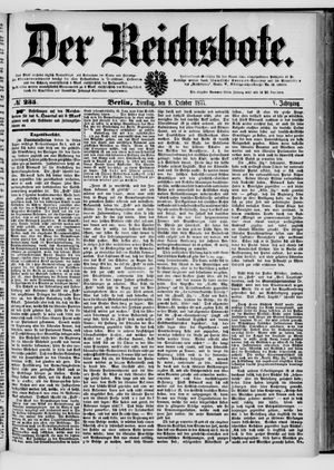 Der Reichsbote vom 09.10.1877