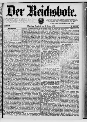 Der Reichsbote on Oct 13, 1877