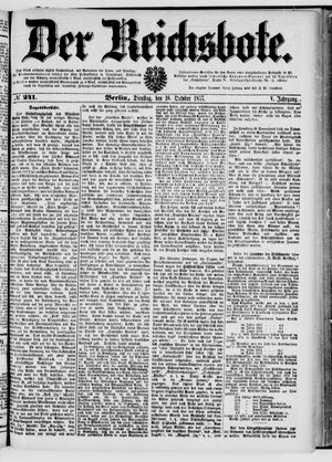 Der Reichsbote on Oct 16, 1877