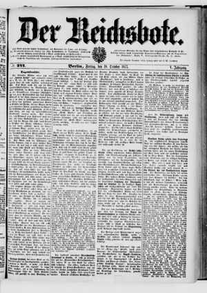 Der Reichsbote vom 19.10.1877