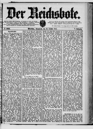 Der Reichsbote on Oct 20, 1877