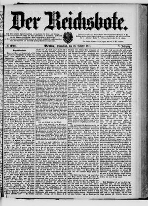 Der Reichsbote vom 20.10.1877