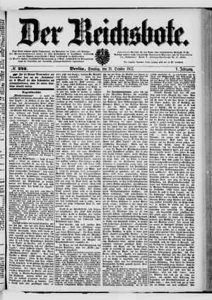 Der Reichsbote vom 21.10.1877
