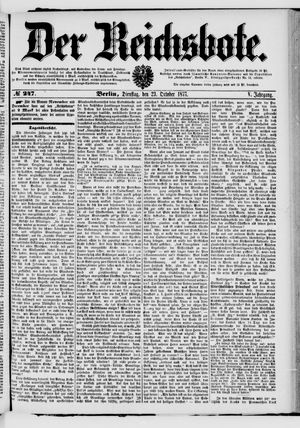 Der Reichsbote vom 23.10.1877
