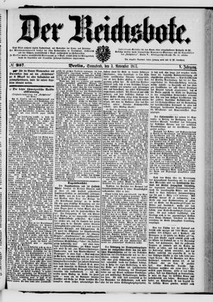Der Reichsbote on Nov 3, 1877