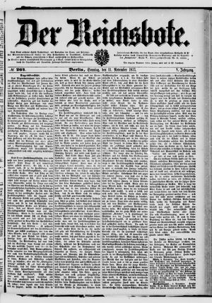 Der Reichsbote on Nov 11, 1877