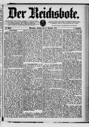Der Reichsbote on Nov 13, 1877
