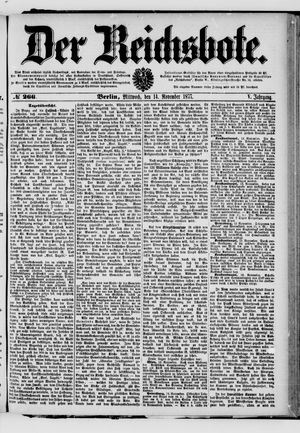 Der Reichsbote vom 14.11.1877
