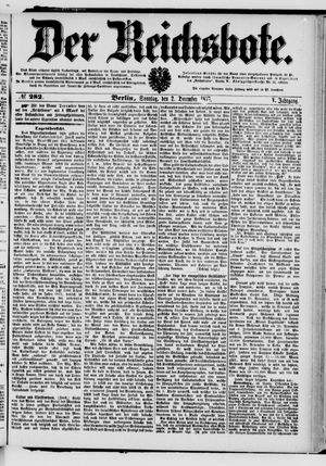 Der Reichsbote vom 02.12.1877